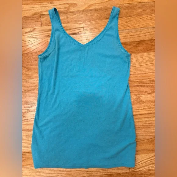 Under Armour Teal Ribbed Tank Top - Picture 2 of 5
